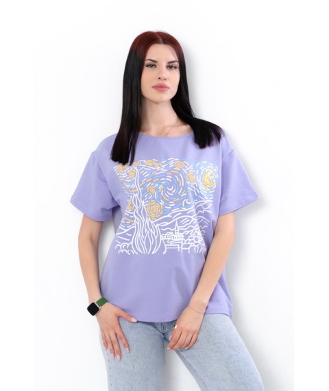 Women's T-shirt Wear Your Own 50 Violet (8127-057-33-v71)