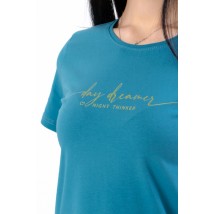 Women's T-shirt Wear Your Own 50 Blue (8188-036-33-v51)
