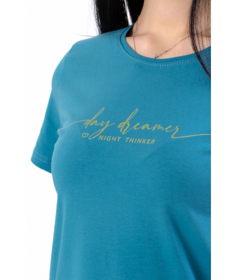 Women's T-shirt Wear Your Own 52 Blue (8188-036-33-v63)