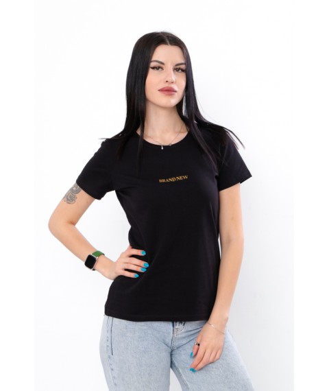 Women's T-shirt Wear Your Own 46 Black (8188-036-33-v17)