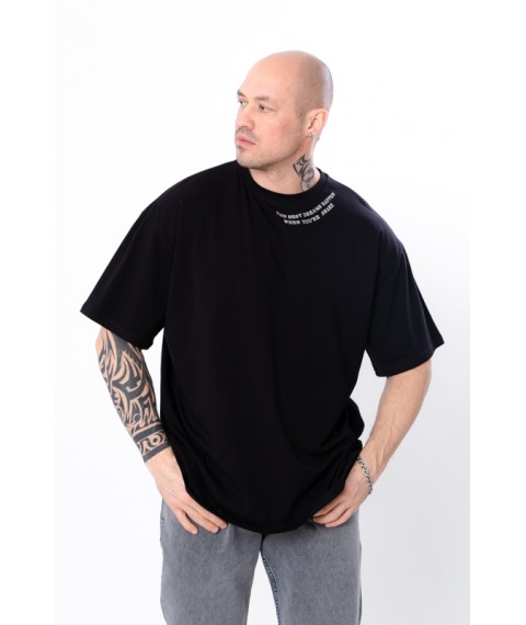 Men's T-shirt (oversize) Wear Your Own 52 Black (8383-036-22-v9)