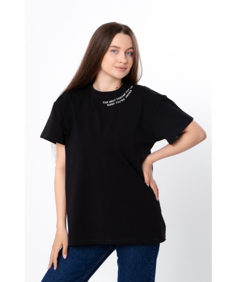 Women's T-shirt (oversize) Wear Your Own 48 Black (8384-036-22-v6)