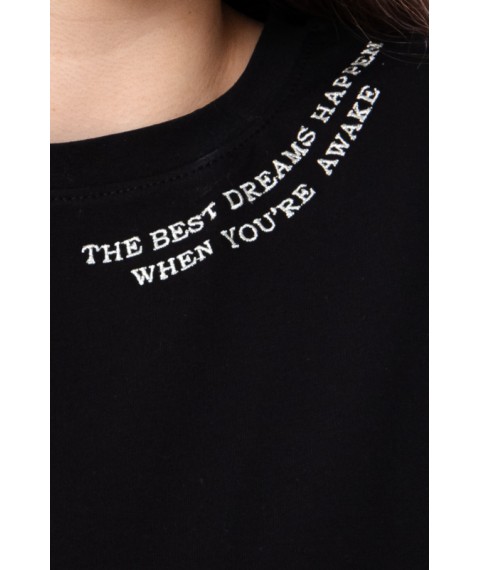 Women's T-shirt (oversize) Wear Your Own 48 Black (8384-036-22-v6)