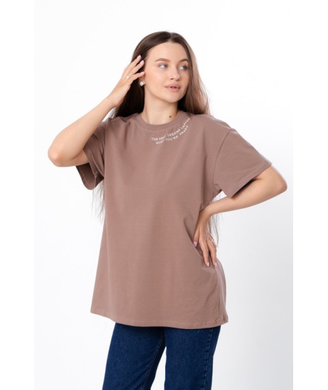 Women's T-shirt (oversize) Nosy Svoe 54 Beige (8384-036-22-v17)