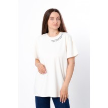 Women's T-shirt (oversize) Wear Your Own 54 White (8384-036-22-v16)