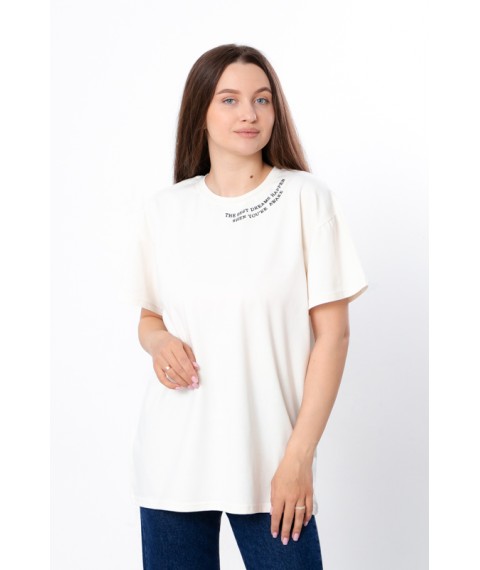 Women's T-shirt (oversize) Nosy Svoe 46 Beige (8384-036-22-v4)