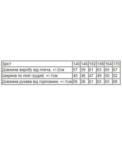 Худі для дівчинки (підлітковий) Носи Своє 170 Чорний (6395-057-2-v15)