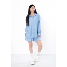 Комплект жіночий (рубашка+шорти) Носи Своє S/172 Блакитний (3386-117-v0)