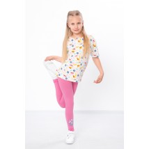 Комплект для дівчинки (футболка+лосини) Носи Своє 110 Рожевий (6427-043-33-v2)