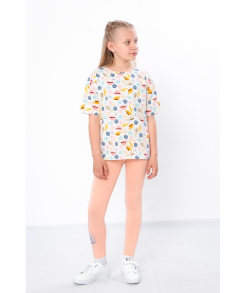 Комплект для дівчинки (футболка+лосини) Носи Своє 110 Помаранчевий (6427-043-33-v0)