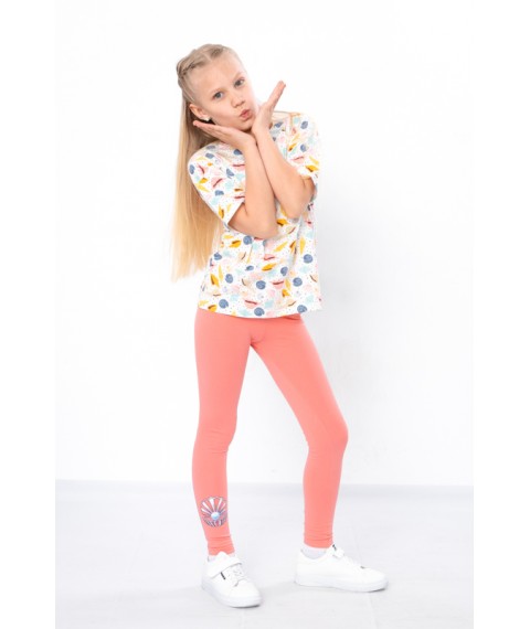 Комплект для дівчинки (футболка+лосини) Носи Своє 116 Помаранчевий (6427-043-33-v5)