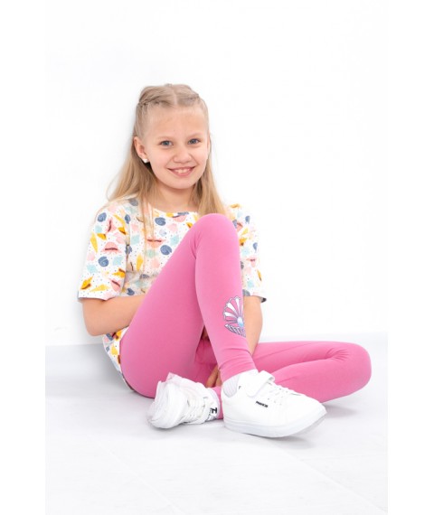 Комплект для дівчинки (футболка+лосини) Носи Своє 122 Рожевий (6427-043-33-v8)
