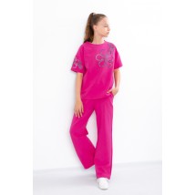 Комплект для дівчинки підлітковий (футболка+штани) Носи Своє 170 Рожевий (6430-057-33-v15)