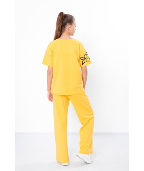 Комплект для дівчинки підлітковий (футболка+штани) Носи Своє 170 Жовтий (6430-057-33-v16)