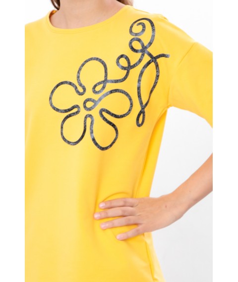 Комплект для дівчинки підлітковий (футболка+штани) Носи Своє 164 Жовтий (6430-057-33-v13)