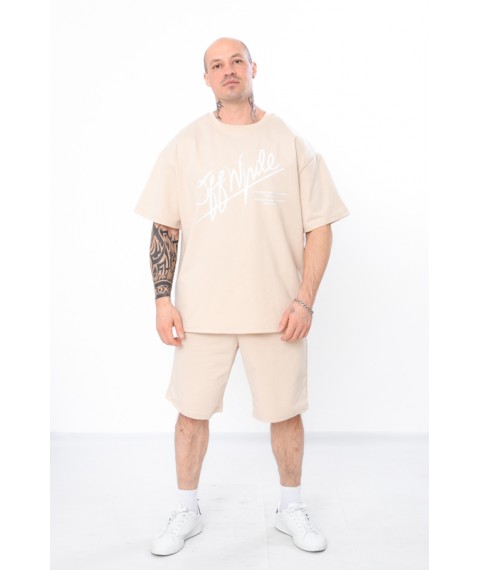 Комплект чоловічий (футболка+бриджі) Носи Своє 60 Бежевий (8396-057-33-v8)