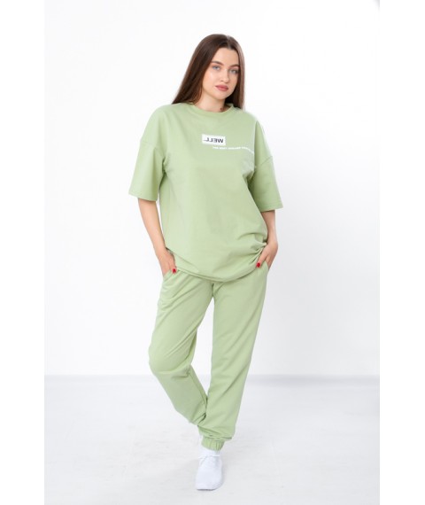 Комплект жіночий (футболка+штани) Носи Своє 54 Зелений (8399-057-33-v17)