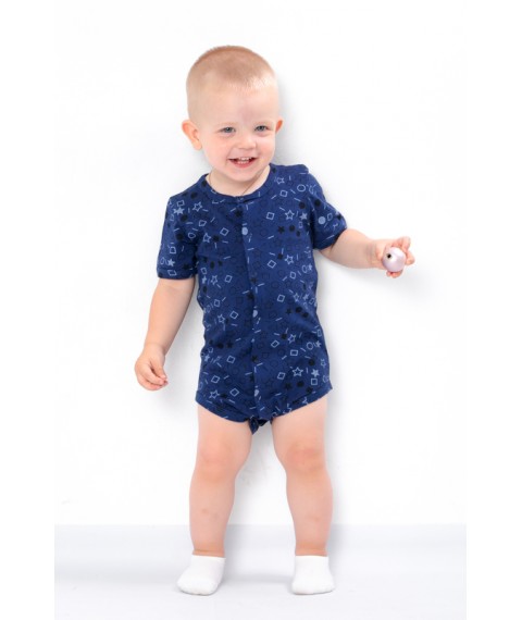 Baby bodysuit for a boy with short sleeves Nosy Svoe 74 Blue (5048-002-4-v5)