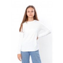 Jumper for girls Wear Your Own 134 White (6025-015-5-v18)