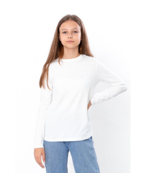 Jumper for girls Wear Your Own 170 White (6025-015-5-v57)