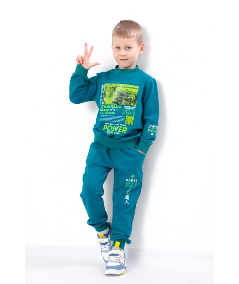Suit for a boy Wear Your Own 128 Blue (6063-057-33-6-v12)
