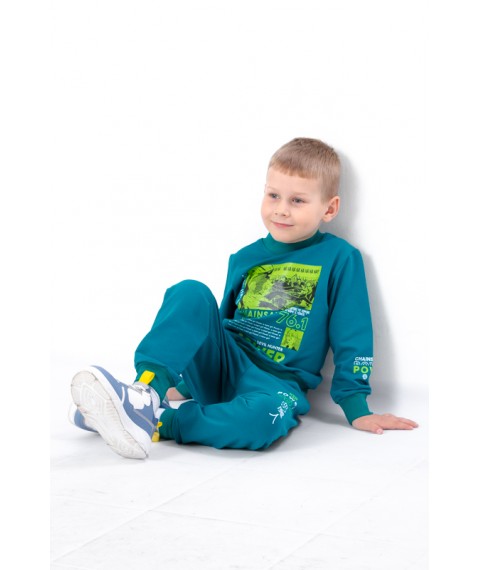 Suit for a boy Wear Your Own 128 Blue (6063-057-33-6-v12)