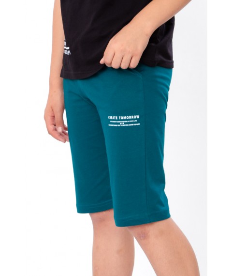 Set of breeches for a boy (adolescent (2 pcs.)) Wear Your Own 152 Blue (6208-3-v4)