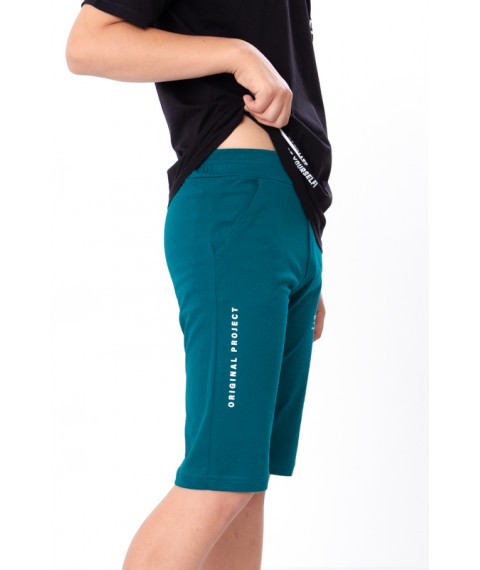 Set of breeches for a boy (adolescent (2 pcs.)) Wear Your Own 134 Green (6208-3-v11)