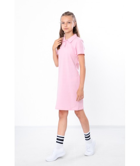 Сукня-поло для дівчинки Носи Своє 152 Світло-рожевий (6211-091-v23)