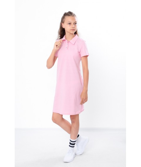 Сукня-поло для дівчинки Носи Своє 170 Світло-рожевий (6211-091-v41)