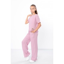 Комплект для дівчинки підлітковий (блуза+штани) Носи Своє 158 Рожевий (6433-118-v10)