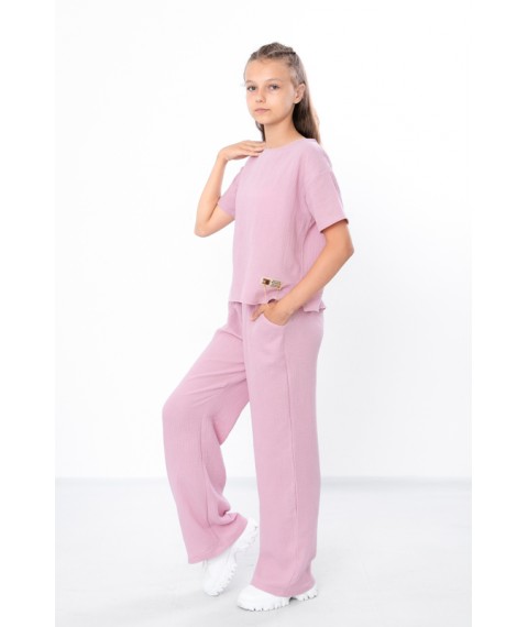 Комплект для дівчинки підлітковий (блуза+штани) Носи Своє 158 Рожевий (6433-118-v10)