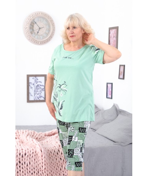 Комплект жіночий (футболка+бриджі) Носи Своє 56 Зелений (8119-002-33-v13)