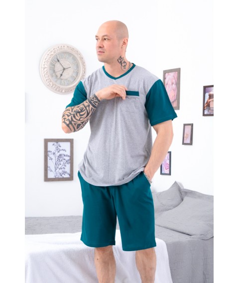 Піжама чоловіча (футболка+шорти) Носи Своє 60 Смарагдовий (8196-001-v14)