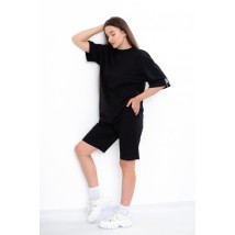 Комплект жіночий (футболка+шорти-бермуди) Носи Своє 50 Чорний (8400-057-v9)