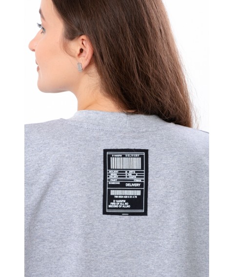 Комплект жіночий (футболка+шорти-бермуди) Носи Своє 54 Сірий (8400-057-v16)