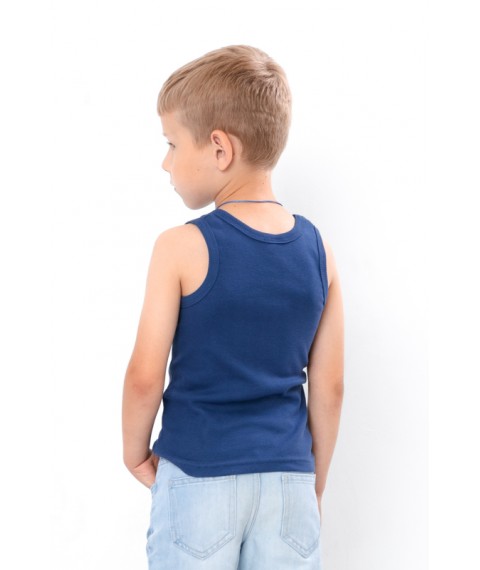 T-shirt for a boy Wear Your Own 128 Blue (6072-008-v63)