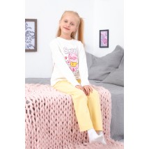 Pajamas for girls Wear Your Own 122 White (6076-023-33-5-v12)