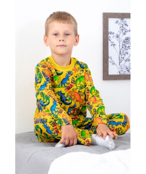 Піжама для хлопчика (тепла) Носи Своє 104 Жовтий (6076-024-4-v58)