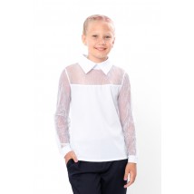 Blouse with lace sleeves Nosy Svoe 146 White (6138-066-v3)