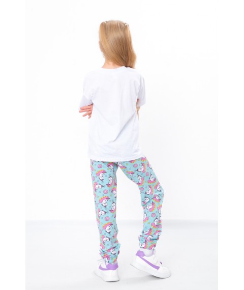 Штани для дівчинки Носи Своє 134 Світло-блакитний (6155-055-5-v42)