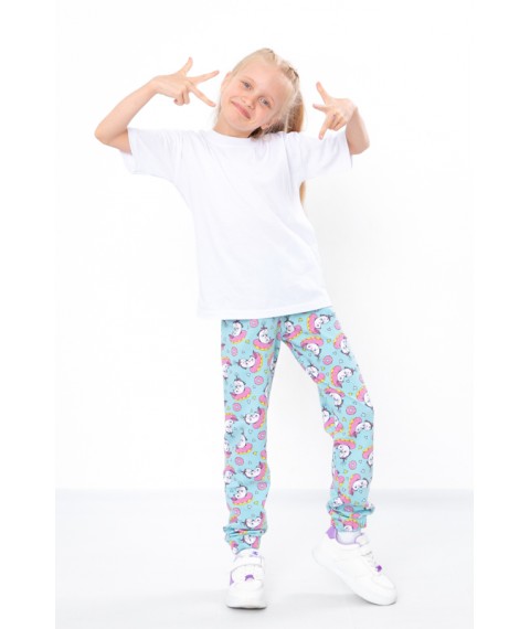 Pants for girls Wear Your Own 122 Pink (6155-055-5-v21)