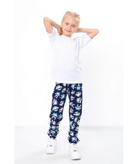 Pants for girls Wear Your Own 116 Pink (6155-055-5-v14)