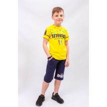 Комплект для хлопчика (футболка+бриджі) Носи Своє 110 Жовтий (6187-057-33-v14)