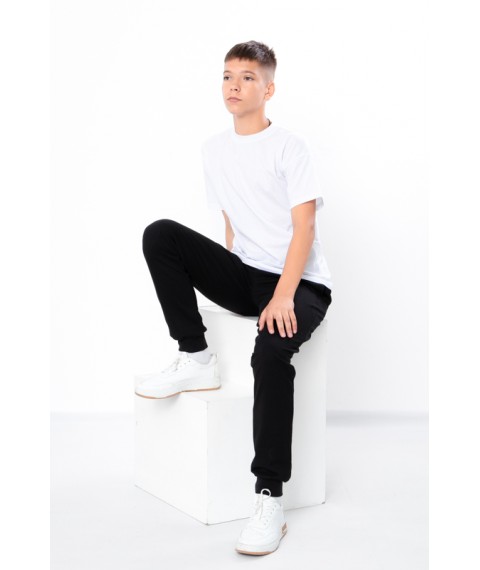Pants for boys (teenagers) Wear Your Own 140 Black (6232-057-v5)