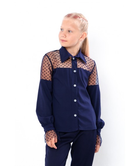 Блуза для дівчинки Носи Своє 158 Синій (6294-066-v13)