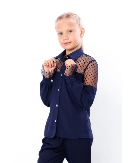 Блуза для дівчинки Носи Своє 164 Синій (6294-066-v15)