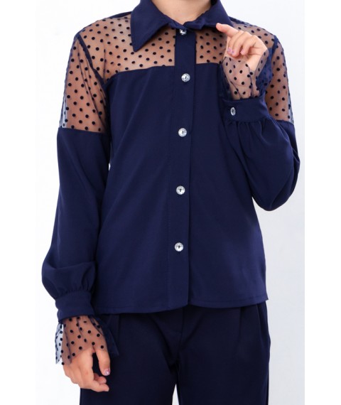 Блуза для дівчинки Носи Своє 158 Синій (6294-066-v13)