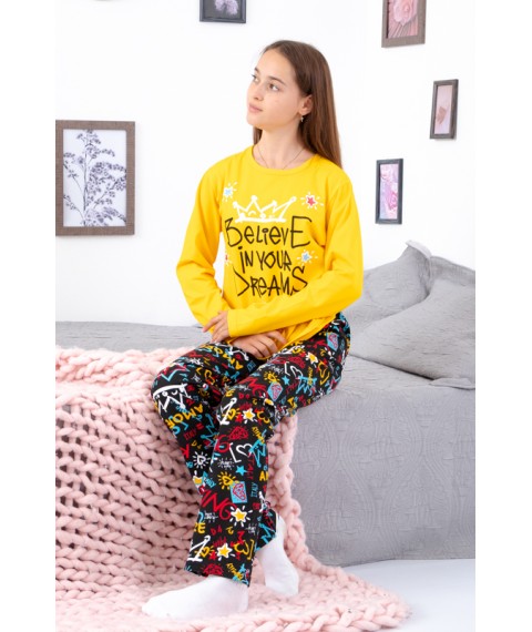 Піжама для дівчинки (підліткова) Носи Своє 170 Жовтий (6347-043-33-2-v15)