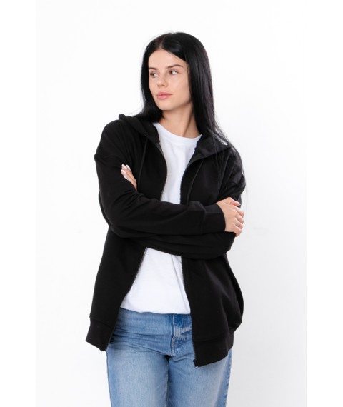Zip Hoodie for Women (Oversize) Wear Your Own S/172 Black (3357-057-v1)